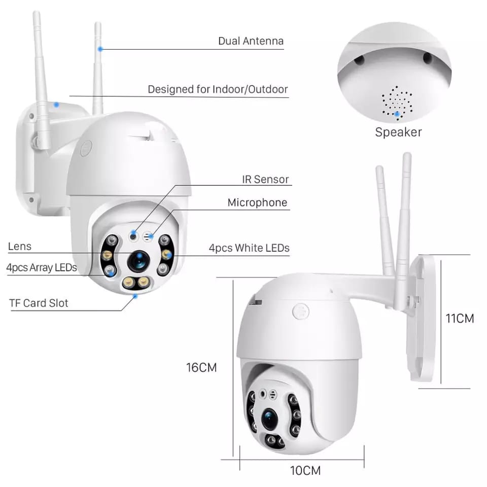 CÁMARA DE VIGILANCIA EXTERIOR IPTZ I66 WIFI / UNBOXING Y CONFIGURACIÓN 