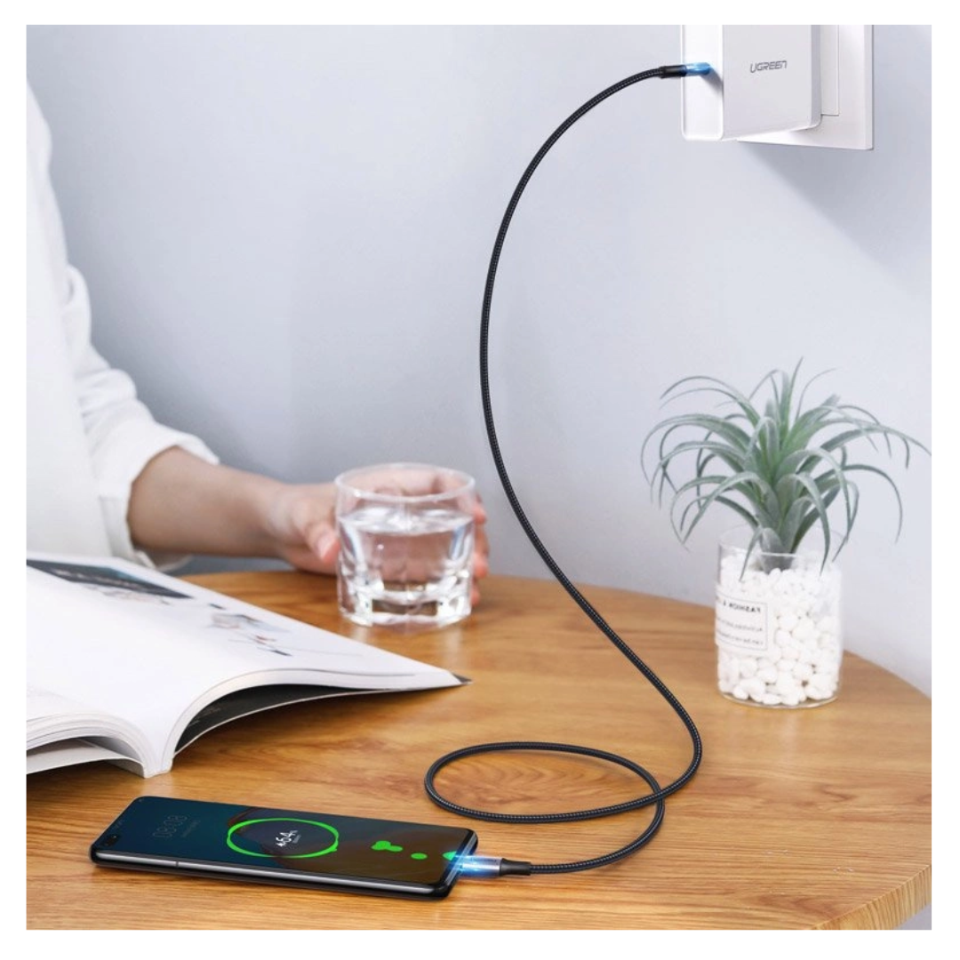 Cable Type C Ugreen 100W  Tipo C a Tipo C 480Mb/s 5A US316 - Imagen 4