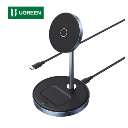 Estacion de Carga Inalambrico Ugreen MagSafe Qi iPhone 15 Airpods