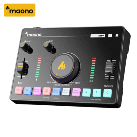 MAONO AMC2 NEO Consola Mezcladora de Audio USB/Bluetooth Cancelación de ruido