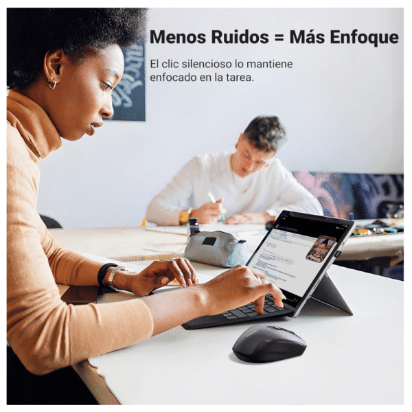 UGREEN Mouse Inalámbrico 2.4 GHz con Receptor USB, 15M de Conexión, Ratón Ergonómico de 6 Botones - Imagen 7