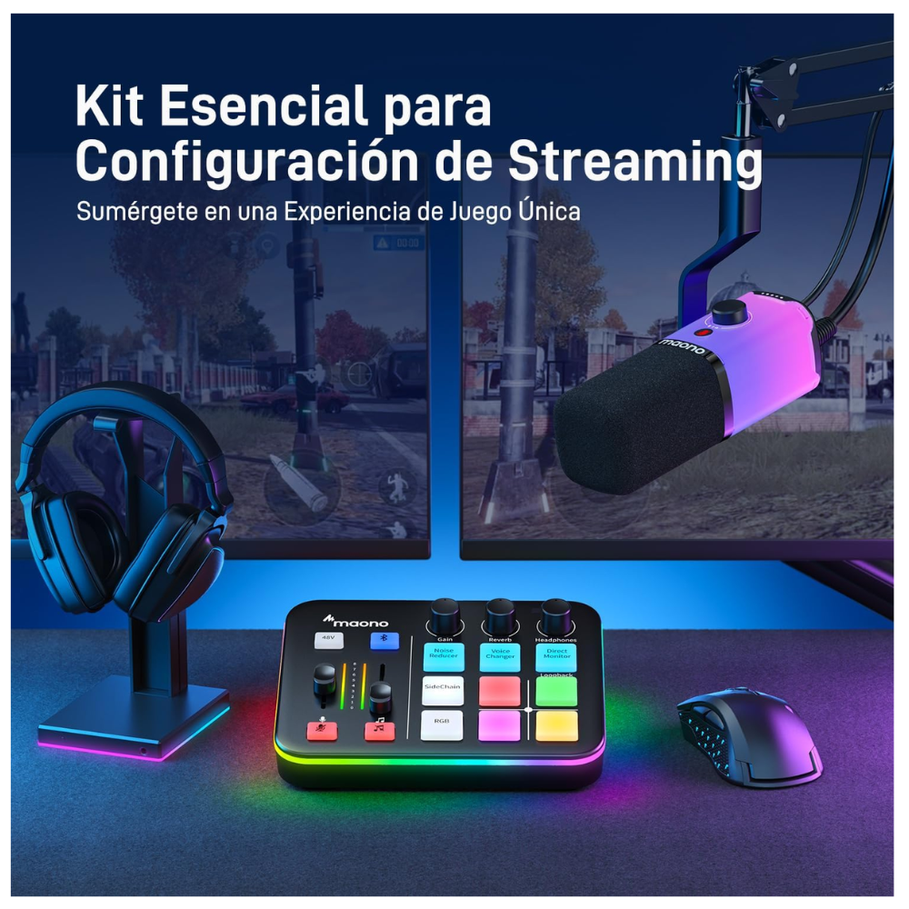 Mezcladora Maono G1 NEO Consola de audio para streaming, podcasters y gamers. Profesional - Imagen 3