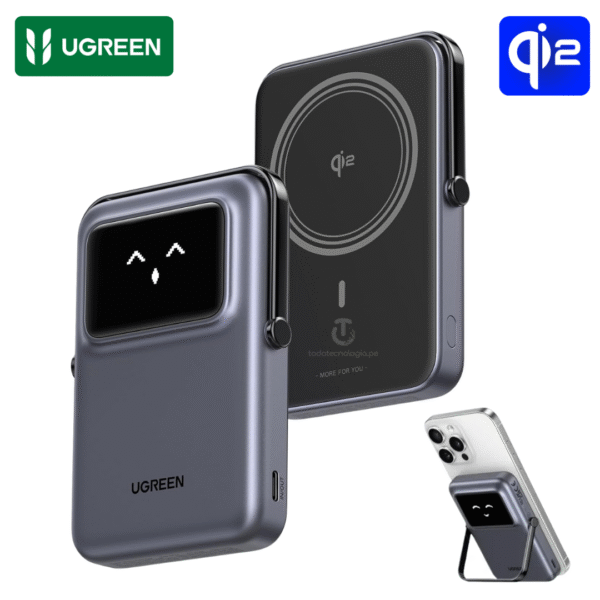 Power Bank UGREEN 10000mAh Certificado Qi2 15W Magsafe  UGREEN PB764