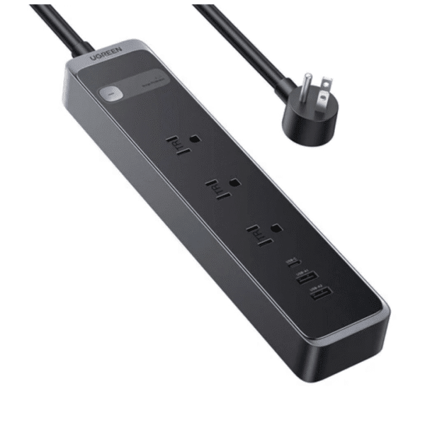 Tomacorriente Extension de Corriente UGREEN Cargador Carga Rápida 30W 1C2A+3AC - S731 / 25353 - Imagen 3